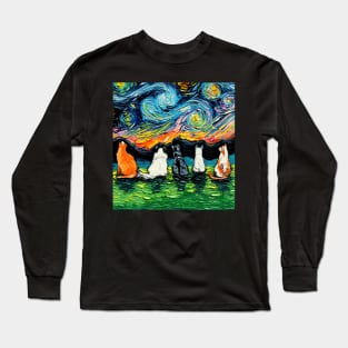 Starry Cats Long Sleeve T-Shirt